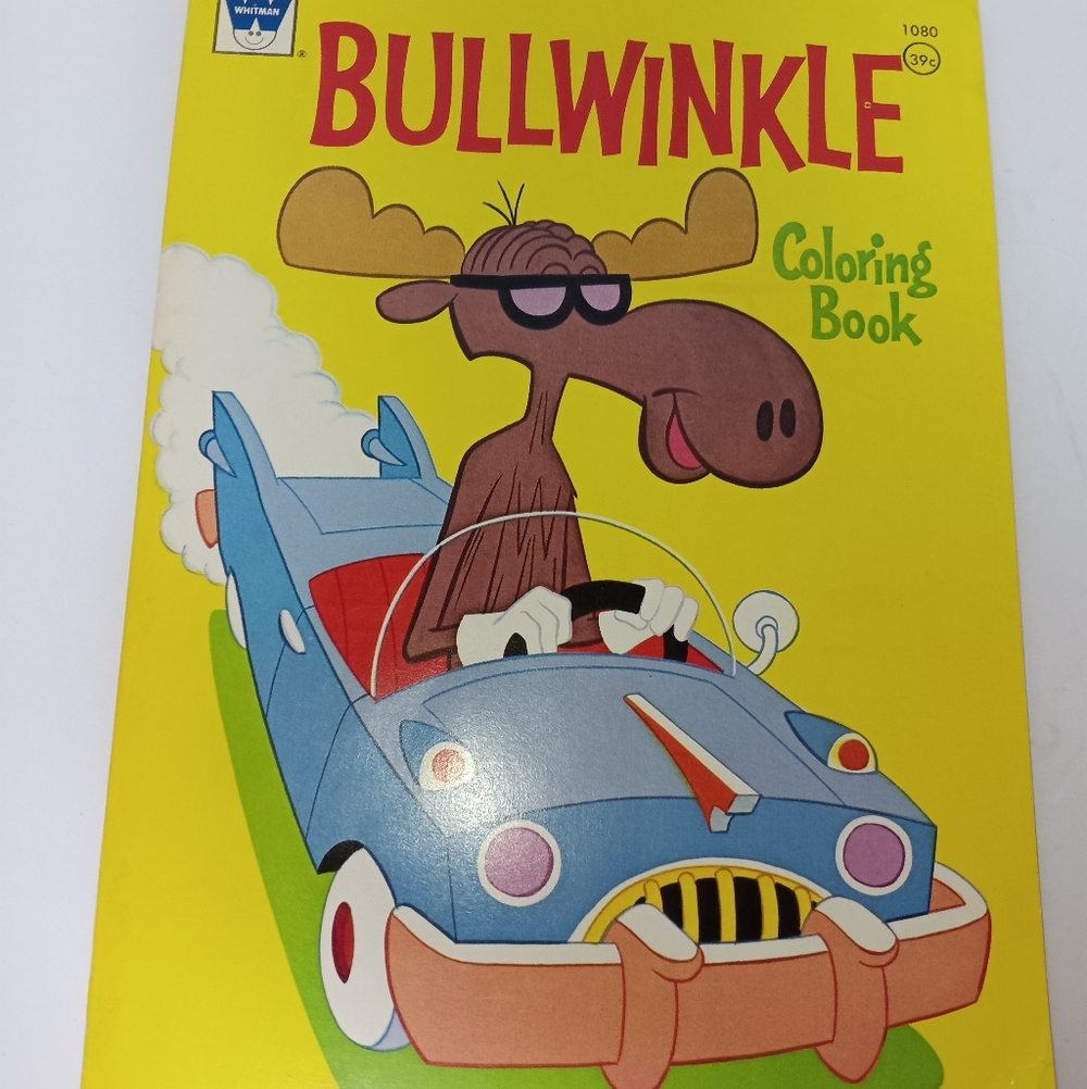 Bullwinkle Coloring Book - Yellow and Blue
